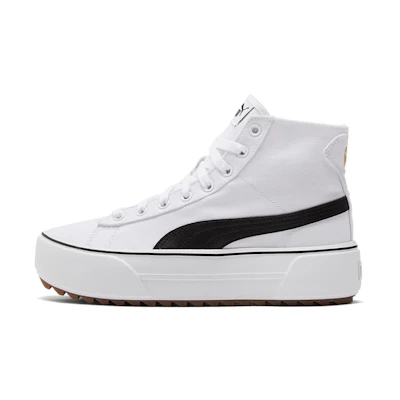 (W) Puma Kaia Mid CV 'White Black'