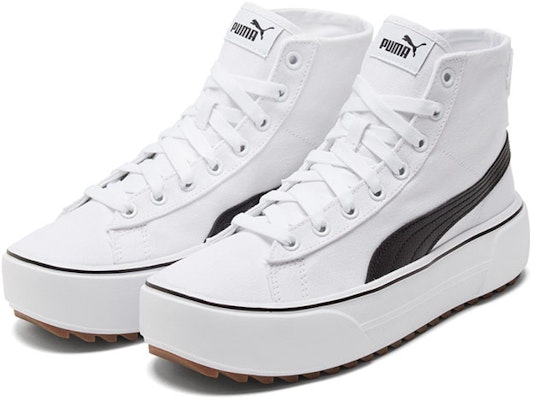 (Women) Puma Kaia Mid CV 'White Black' 384409-01 Lookbook (Women) Puma Kaia Mid CV 'White Black' 384409-01