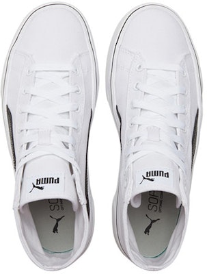 (Women) Puma Kaia Mid CV 'White Black' 384409-01 Shop (Women) Puma Kaia Mid CV 'White Black' 384409-01