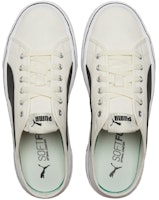 PUMA Kaia Mule 耐磨防滑 低幫 板鞋 女款 米黑 Shop PUMA Kaia Mule 耐磨防滑 低幫 板鞋 女款 米黑