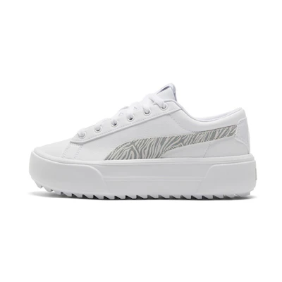 (W) Puma Kaia Platform Casual Skateboarding Shoes White