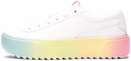 (Women) Puma Kaia Platform 'White Yellow Pink' 383296-01 (Women) Puma Kaia Platform 'White Yellow Pink' 383296-01