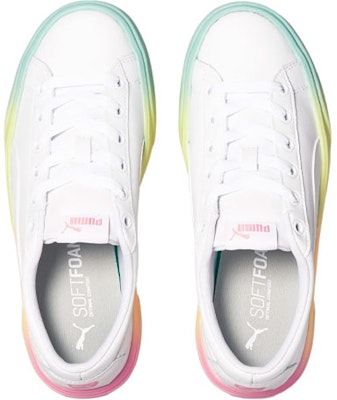(Women) Puma Kaia Platform 'White Yellow Pink' 383296-01 Lookbook (Women) Puma Kaia Platform 'White Yellow Pink' 383296-01