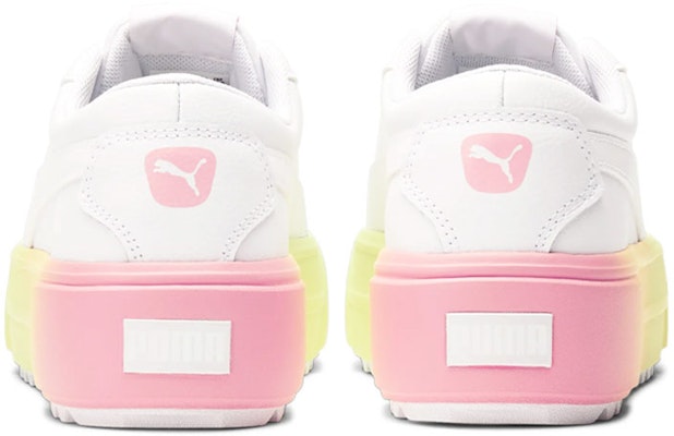 (Women) Puma Kaia Platform 'White Yellow Pink' 383296-01 Shop (Women) Puma Kaia Platform 'White Yellow Pink' 383296-01