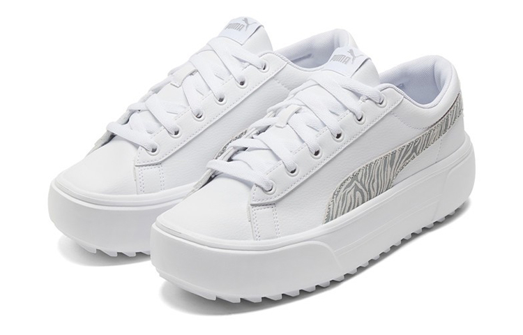 Lookbook (W) Puma Kaia Platform Skateschuhe Weiß Damen & Herren 383915-02