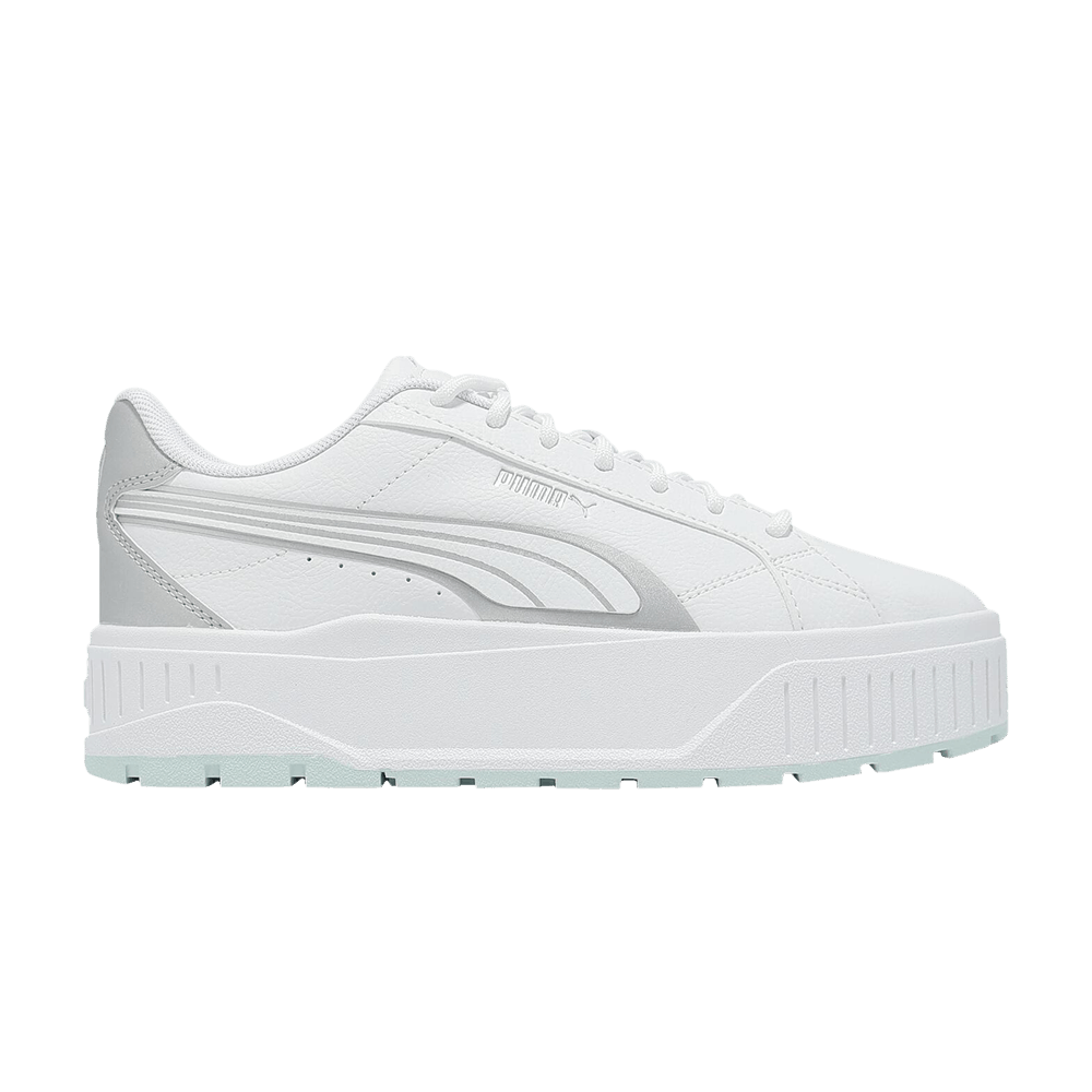 (W) Puma Karmen 2 'Aqua Metallic - White Silver'