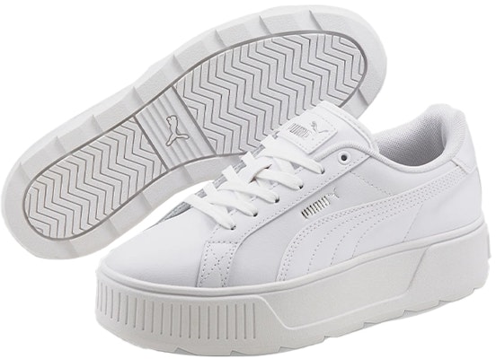 (Women) Puma Karmen Leather 'White' 384615-01 Shop (Women) Puma Karmen Leather 'White' 384615-01