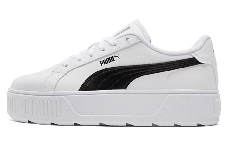 (Women) Puma Karmen Leather 'White Black' 384615-02
