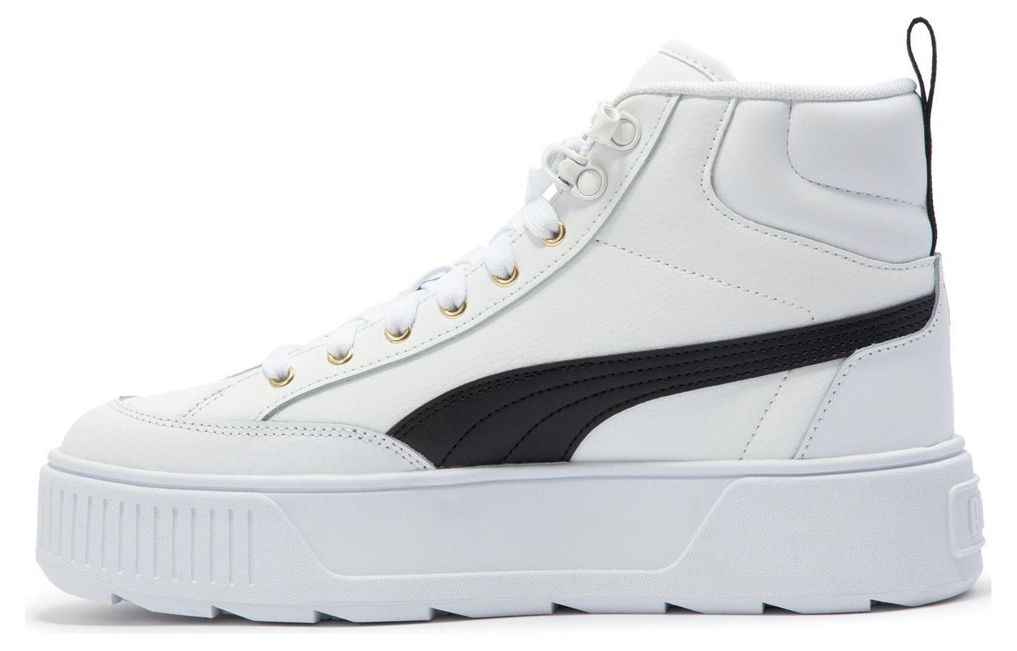 (Women) Puma Karmen Mid 'White Black' 385857-03