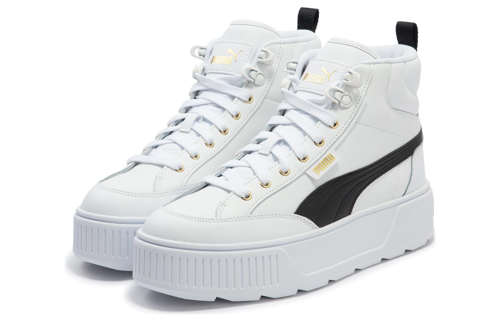 Lookbook (W) Puma Karmen Mid 'Putih Hitam' 385857-03