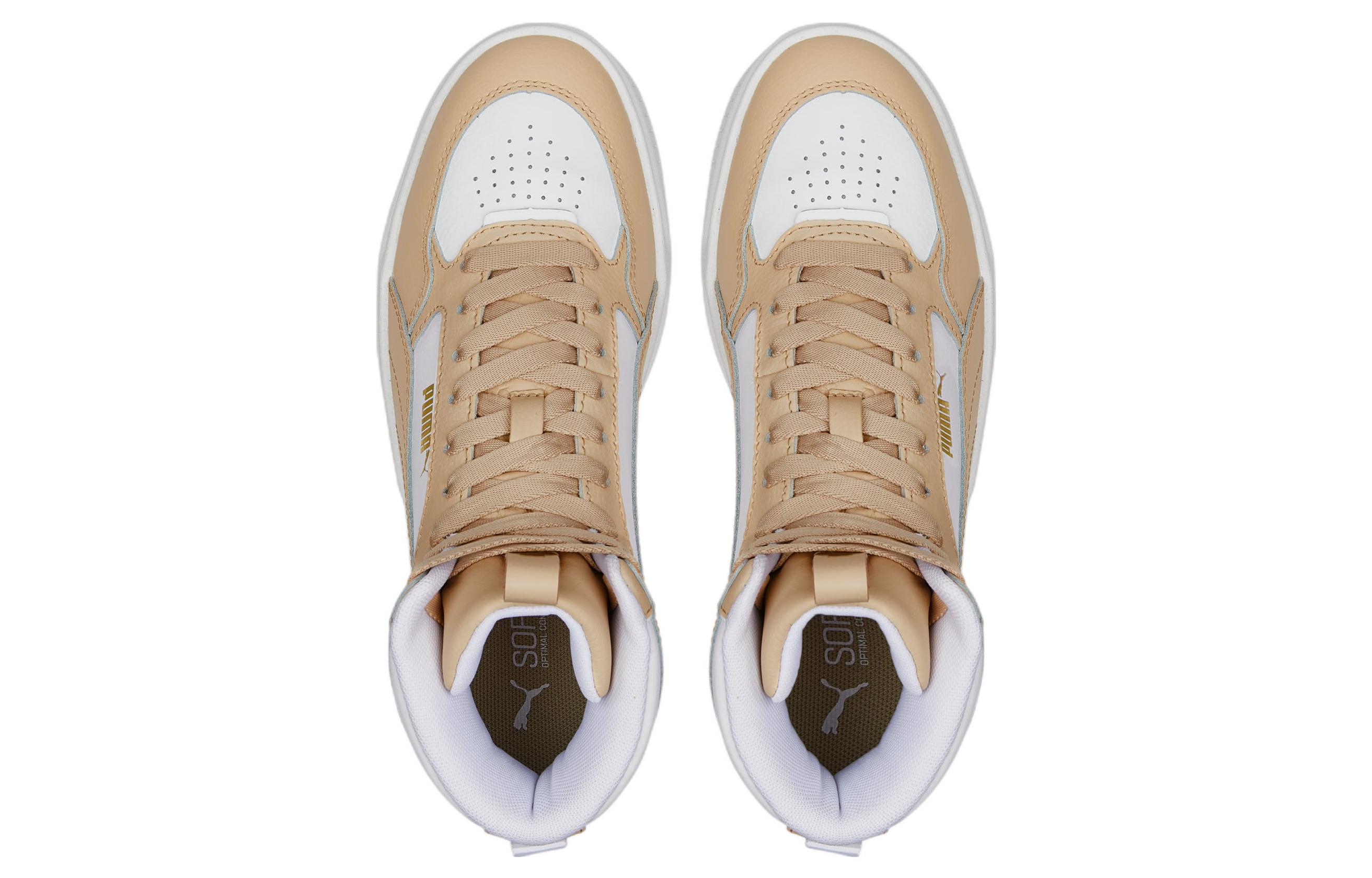 Shop (W) プーマ カルメン レベル "ホワイトイエロー" (Puma Karumen Reberu Howaitoierō) 387213-04