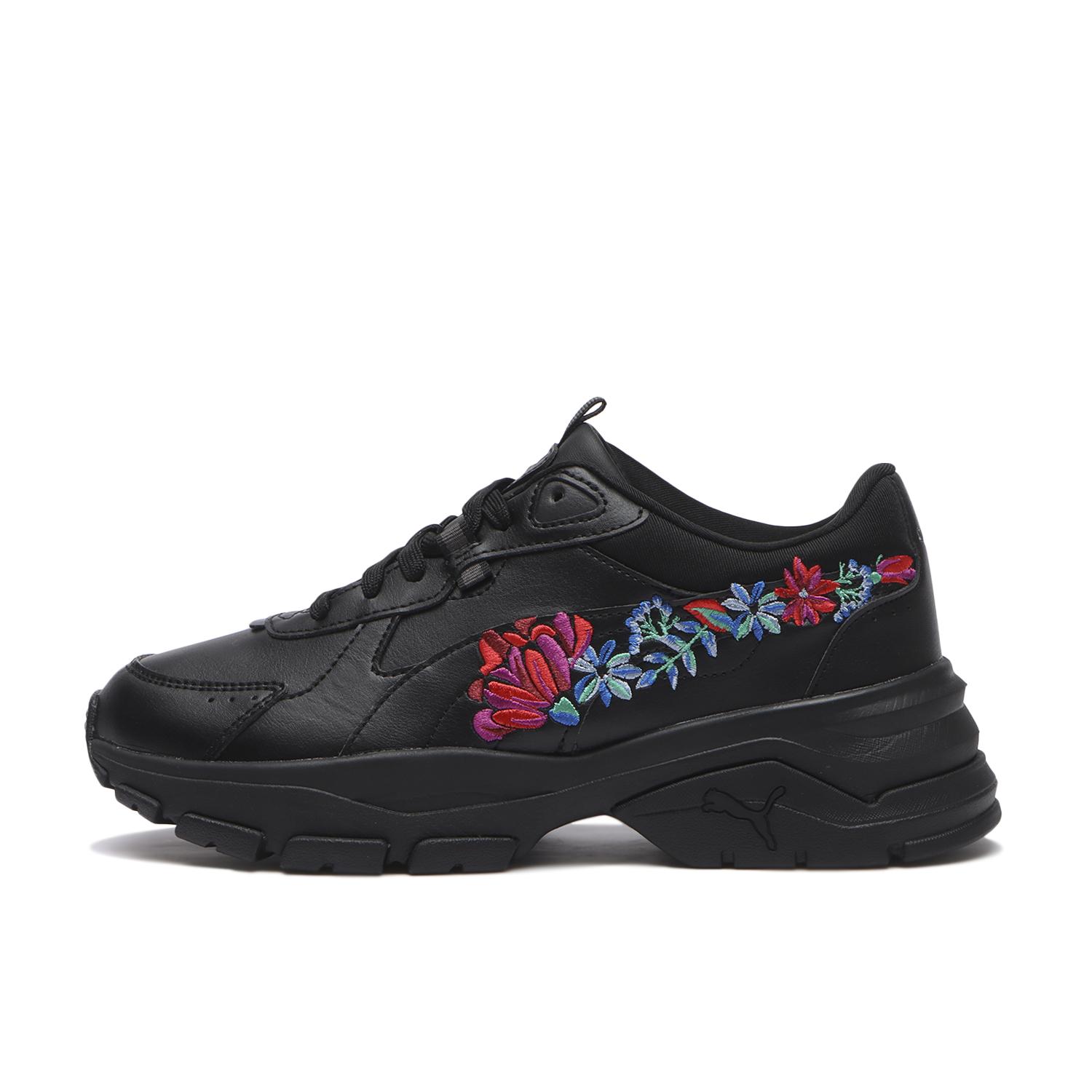 (W) Puma KASSIA VIA Embroidery Black/Gray