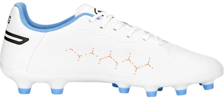 (W) 彪马 King Match HG/AG 白蓝款足球鞋 107258-01 Order (W) 彪马 King Match HG/AG 白蓝款足球鞋 107258-01