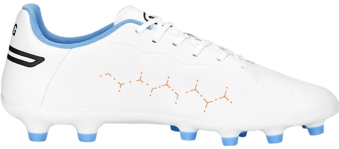 (W) (女性用) プーマ キング マッチ HG/AG 'ホワイト ブルー' 107258-01 107258-01 Order (W) (女性用) プーマ キング マッチ HG/AG 'ホワイト ブルー' 107258-01 107258-01