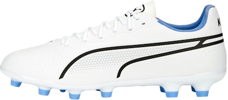(Women) Puma King Pro HG 'White Blue' 107253-01 (Women) Puma King Pro HG 'White Blue' 107253-01