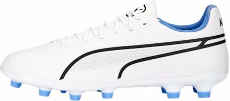 (Women) Puma King Pro HG 'White Blue' 107253-01 (Women) Puma King Pro HG 'White Blue' 107253-01