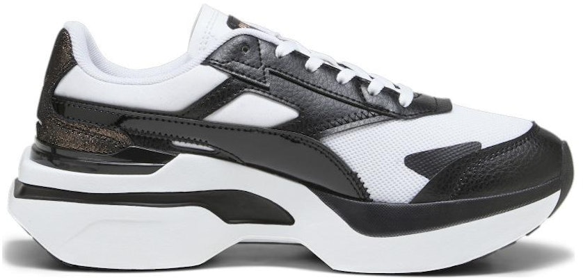 (Women) Puma Kosmo Rider Glam Sneakers 'Black White' 393108-02 Order (Women) Puma Kosmo Rider Glam Sneakers 'Black White' 393108-02