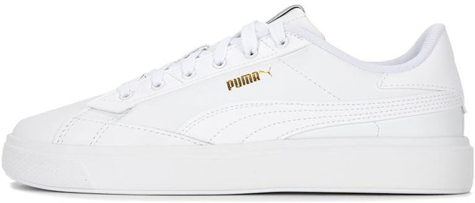 (Women) Puma Lajla Leather 'White Gold' 390643-01 Buy (Women) Puma Lajla Leather 'White Gold' 390643-01