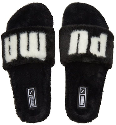 (Women) Puma Leadcat 2.0 Fuzz Slide 'Black White' 387313-01 Shop (Women) Puma Leadcat 2.0 Fuzz Slide 'Black White' 387313-01