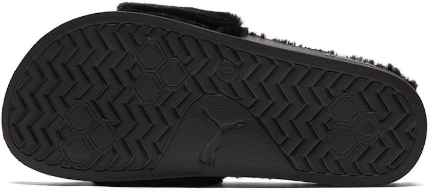 (Women) Puma Leadcat 2.0 Fuzz Slide 'Black White' 387313-01 Details for (Women) Puma Leadcat 2.0 Fuzz Slide 'Black White' 387313-01