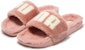 (W) Puma Leadcat 2.0 Fuzz Slides 'Merah Jambu Kembang' 387313-11