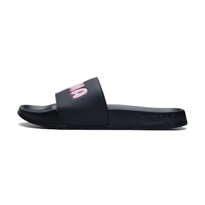 (W) Puma Leadcat 2.0 Logo Slide 'Black'