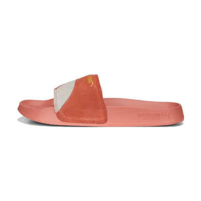 (W) Puma Leadcat 2.0 Suede Slides 'Pink Orange'