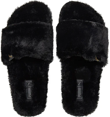 Puma Leadcat 2.0 YLM 人造毛皮運動拖鞋 女款 黑色 Purchase Puma Leadcat 2.0 YLM 人造毛皮運動拖鞋 女款 黑色