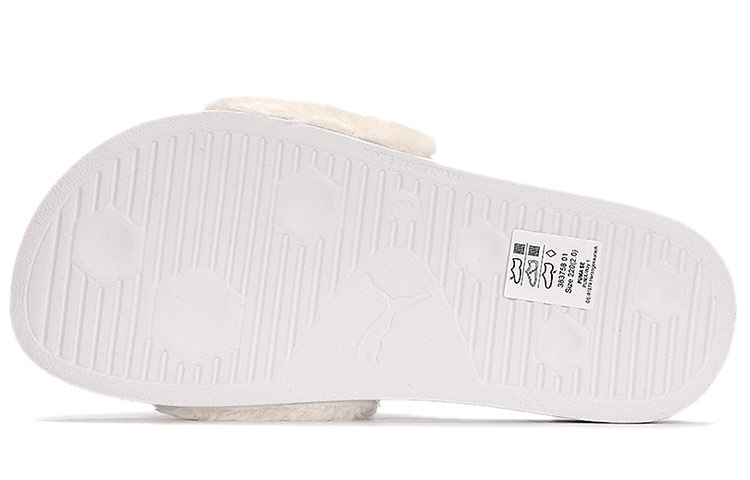 Shop （女款）Puma Leadcat Feather 拖鞋「白」 383758-01
