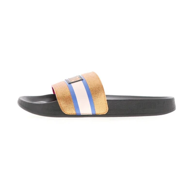 (W) Puma Leadcat Ftr 90s Pop Slide Gold/Black