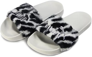 PUMA Leadcat FTR Tiger 斑馬紋 運動拖鞋 女款 黑白 Lookbook PUMA Leadcat FTR Tiger 斑馬紋 運動拖鞋 女款 黑白