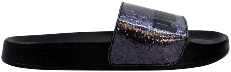 (Women) Puma Leadcat Glitz Slide Black 367211-01