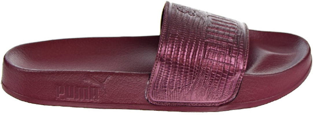 (W) Puma Leadcat Leather 'Red Comfort Sport Slide' Selipar Sukan Merah. 365693-02 Order (W) Puma Leadcat Leather 'Red Comfort Sport Slide' Selipar Sukan Merah. 365693-02