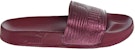 (W) Puma Leadcat Leather 'Red Comfort Sport Slide' Selipar Sukan Merah. 365693-02