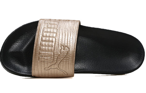 (W) Puma LEADCAT LTHR WNS Slide Gold 圖 3