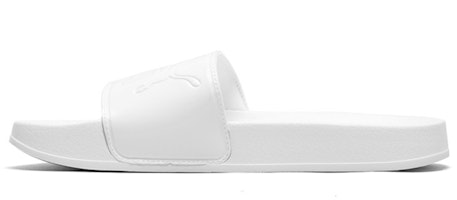 (Women) Puma Leadcat Patent Slide White 367282-02 (Women) Puma Leadcat Patent Slide White 367282-02
