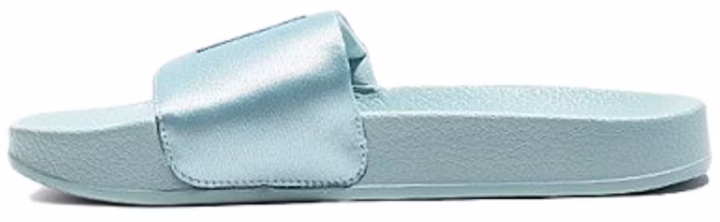 (Women) Puma Leadcat Satin Green Slippers 365338-03 (Women) Puma Leadcat Satin Green Slippers 365338-03
