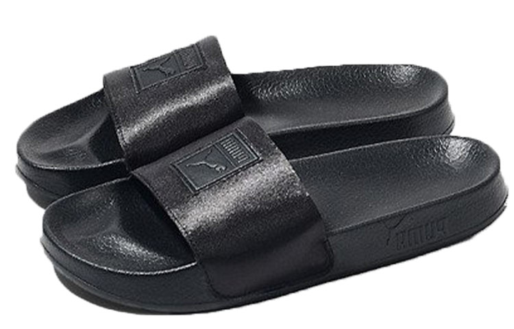 (W) Puma Leadcat Satin Slippers Black 圖 3