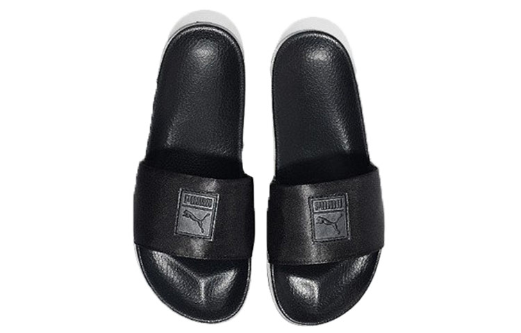 (W) Puma Leadcat Satin Slippers Black 圖 4
