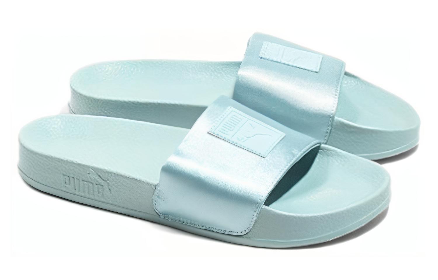 Shop (W) 彪马Leadcat绿缎拖鞋 365338-03