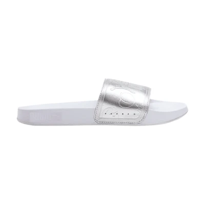 (W) Puma Leadcat Slides 'Emoji - Silver'
