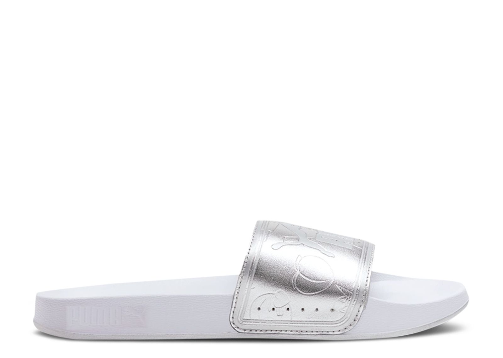 Buy (Women) Puma Leadcat Slides 'Emoji - Silver'  380581-01