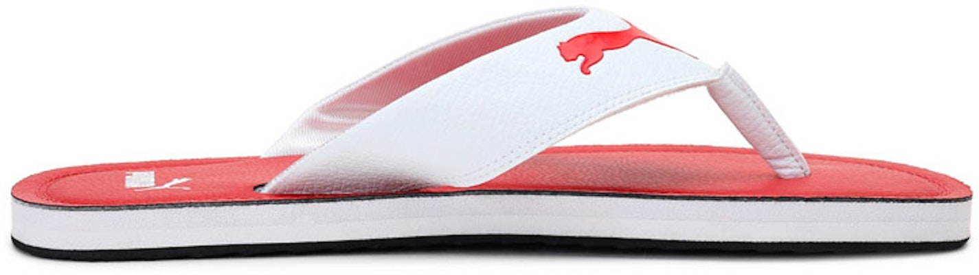 (Women) Puma Leadcat Slides 'White Red' 190415-05 Order (Women) Puma Leadcat Slides 'White Red' 190415-05
