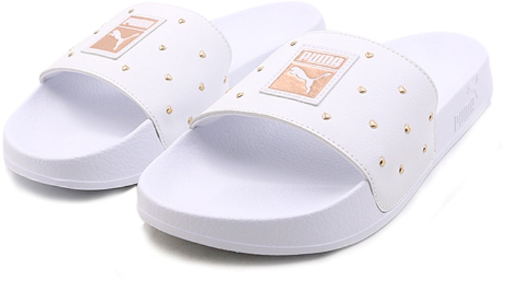PUMA Leadcat Studs 舒適 運動拖鞋 女款 白色 Order PUMA Leadcat Studs 舒適 運動拖鞋 女款 白色