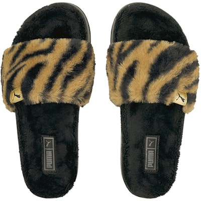 (Women) Puma Leadcat YLM 'Safari Faux Fur' 384973-01 Shop (Women) Puma Leadcat YLM 'Safari Faux Fur' 384973-01