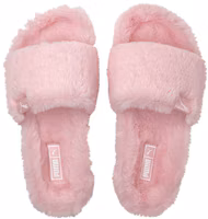 Shop Puma Leadcat Ylm 軟底舒適毛絨運動拖鞋 女款 粉色