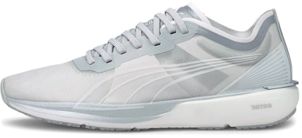 (Women) Puma Liberate Nitro Cool Adapt Sports Sneakers Silver 195098-01 (Women) Puma Liberate Nitro Cool Adapt Sports Sneakers Silver 195098-01