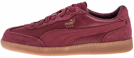 Puma Liga Leather Casual Board Shoes Red 364597-03 Puma Liga Leather Casual Board Shoes Red 364597-03