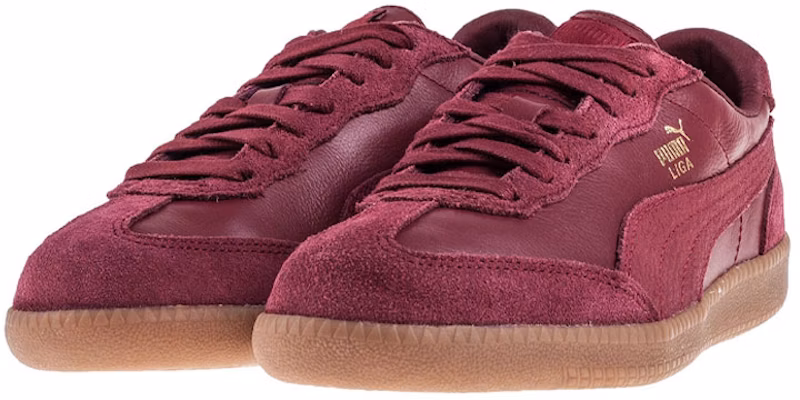 Puma Liga Leather Casual Board Shoes Red 364597-03 Order Puma Liga Leather Casual Board Shoes Red 364597-03