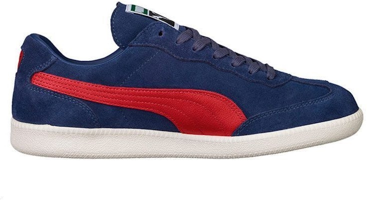 (Women) Puma Liga Suede Low Running Shoes Blue/Red/White 365444-01 Order (Women) Puma Liga Suede Low Running Shoes Blue/Red/White 365444-01